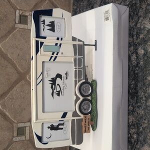 White and Blue Fifth Wheel RV Picture Frame6